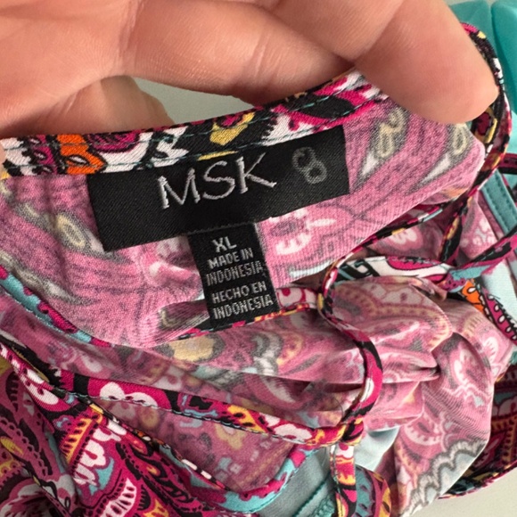 MSK Colorful Shirt Dress - Picture 8 of 11